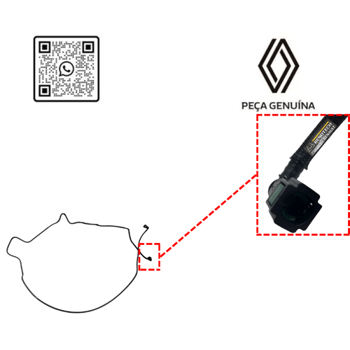 RN 64728R 164464728R MANGUEIRA DA RAMPA DE COMBUSTIVEL H4M 1.6 16V DUSTER - 2